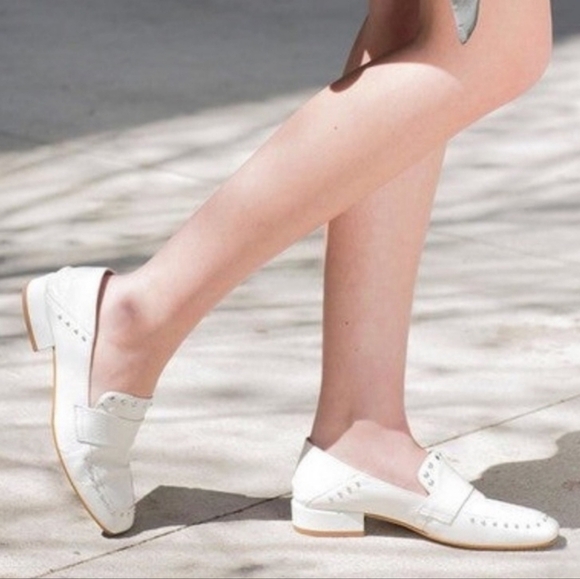 Kenneth Cole Bowan 2 Leather Slip-On Loafer White 7.5 - Picture 2 of 12